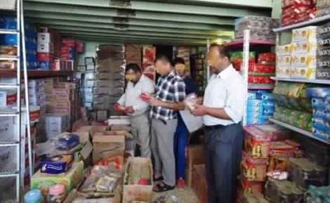 حجز كمية من المواد واللحوم الفاسدة، وأكياس بلاستيكية بخنيفرة