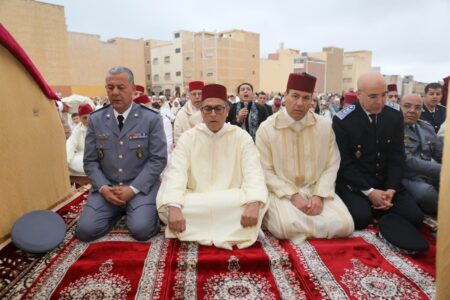 بحضور عامل الإقليم تازة العليا تحتضن جموع المصلين في أجواء روحانية مهيبة بمصلى العيدين.